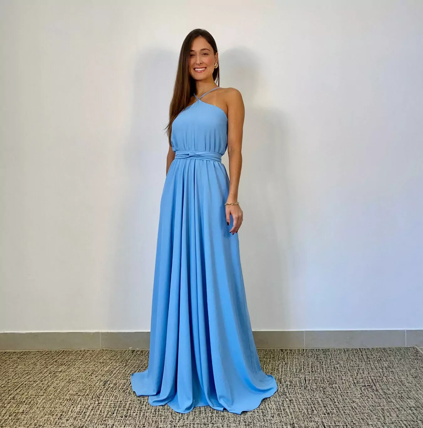 Vestido Laura – Azul Serenity