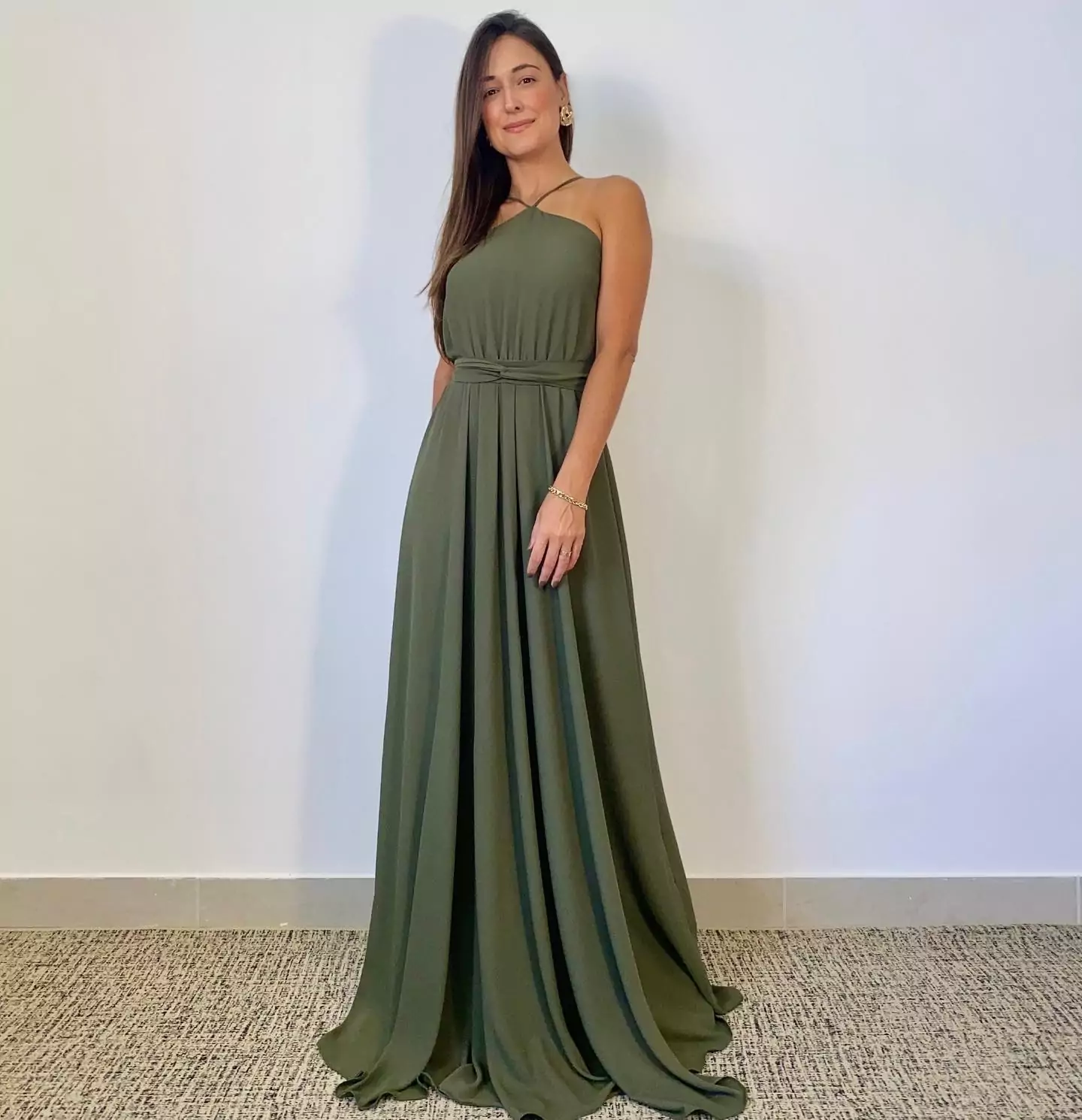 Vestido Laura – Verde Oliva